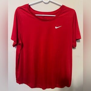 Nike Dri-FIT Red Tee